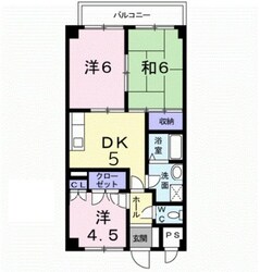 ハーベスト壱番館の物件間取画像